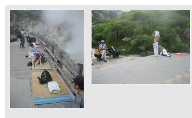 玉川温泉の放射線量測定