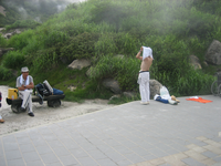 玉川温泉路上２